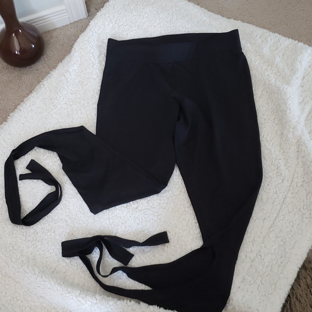 Zara Sport tie leggings